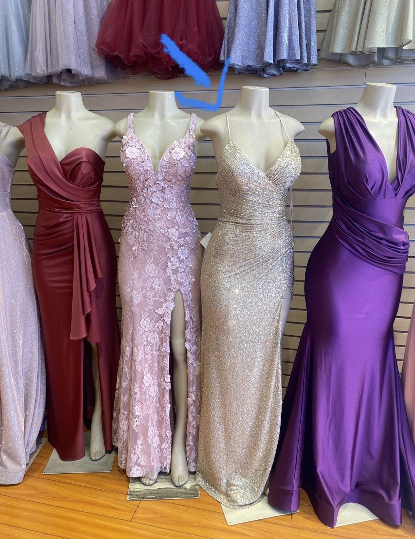 Sequence Gold Dress