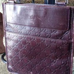 Vintage Unisex Leather Messenger Bag From Europe