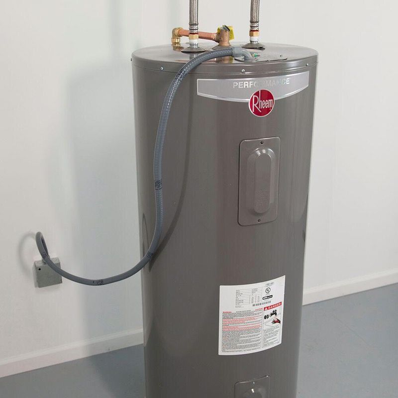 NEW Rheem 40 Gallon hot water heater including PRO install!