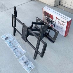 (Brand New) $39 Full Motion 37”-75” TV Wall Mount Swivel Tilt VESA 600x400mm, Max Load 110 Lbs