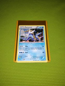 Near Mint Holo 2011 Samurott Pokémon Foil / Hologram Game Card - 31/114