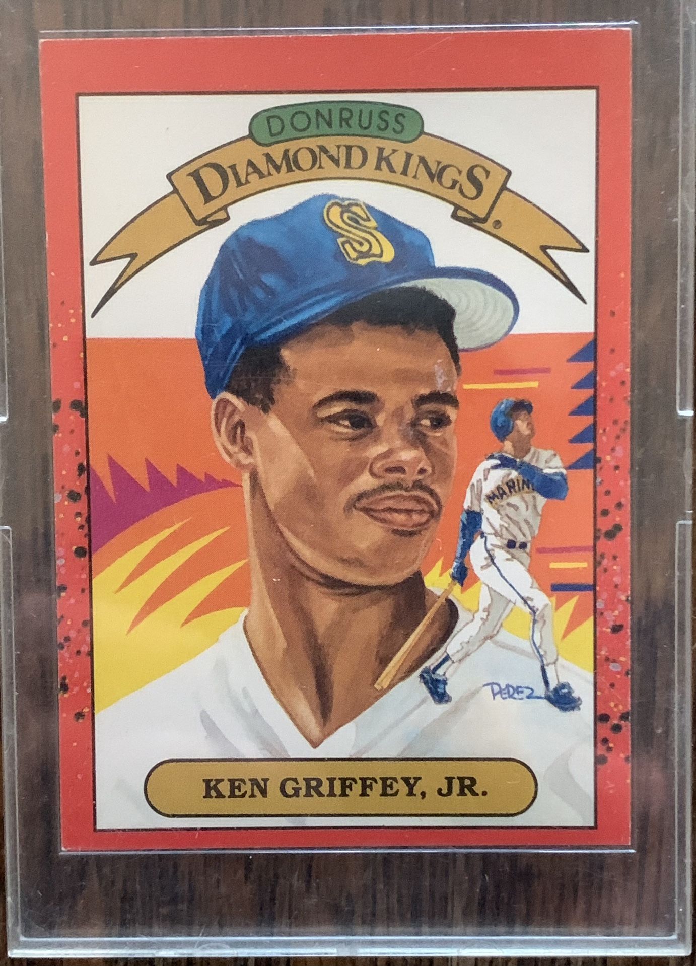 1989 Donruss Diamond kings Ken Griffey Jr. error r