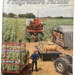 The Progressive Farmer 1964 July Tractor Crops Pond Home Farming Magazine Cover