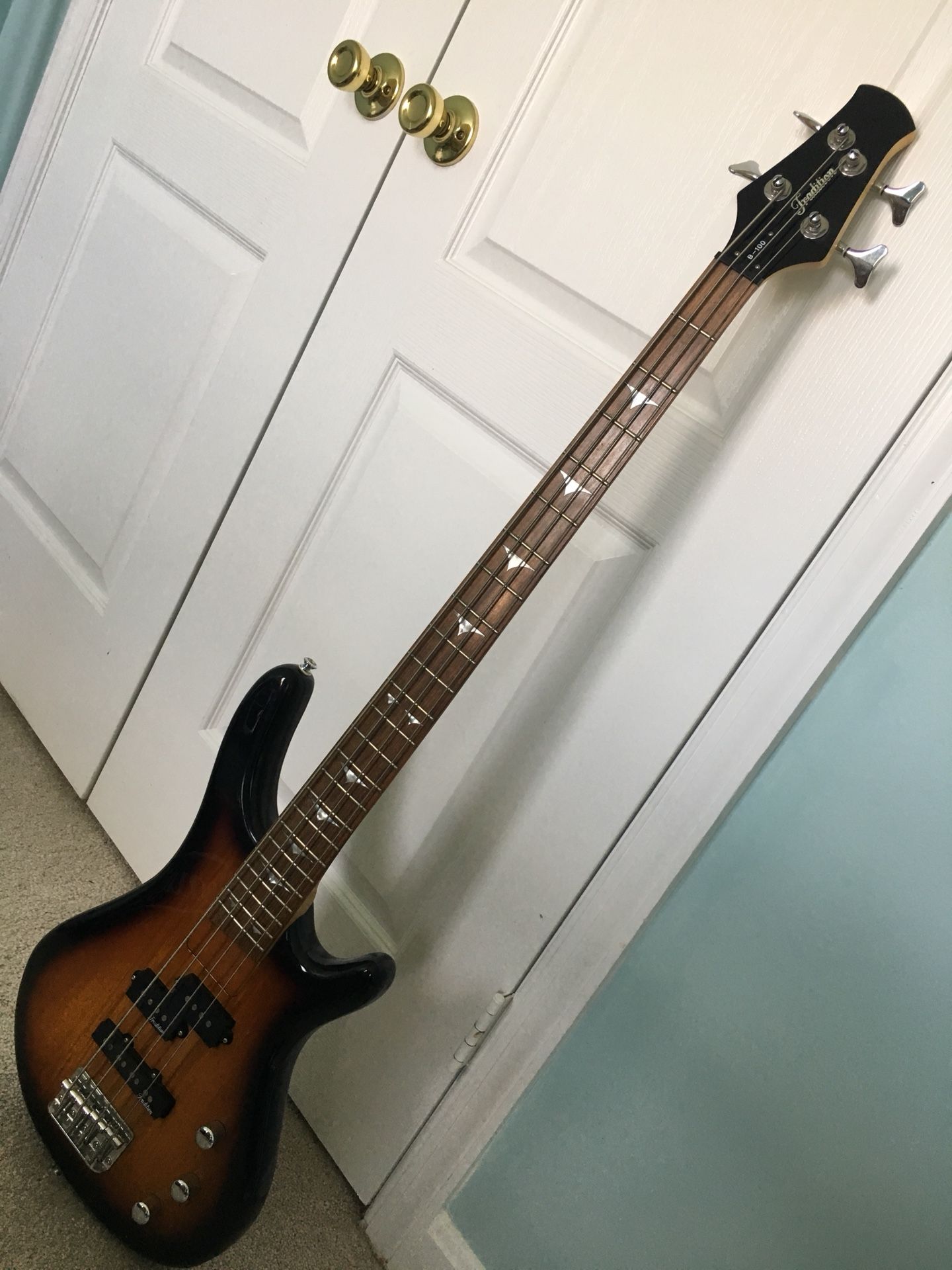 Electric bass guitar