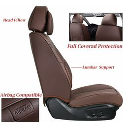 Coverado Seat Covers, Car Seat Covers Full Set, Car Seat Cover Winter, Car  Seat Protector with Head Pillow, Nappa Leather Seat Cushion, Waterproof for  Sale in San Diego, CA - OfferUp