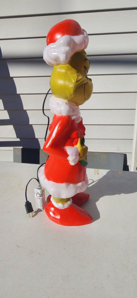 24" Grinch Blow Mold New