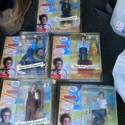 Napoleon dynamite action figures that talk in the plastic brand new almost
