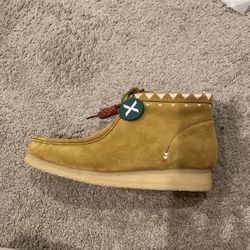 StockX Verified Clark’s Wallabee Boot Oakmoss Brown/Tan Men’s 12