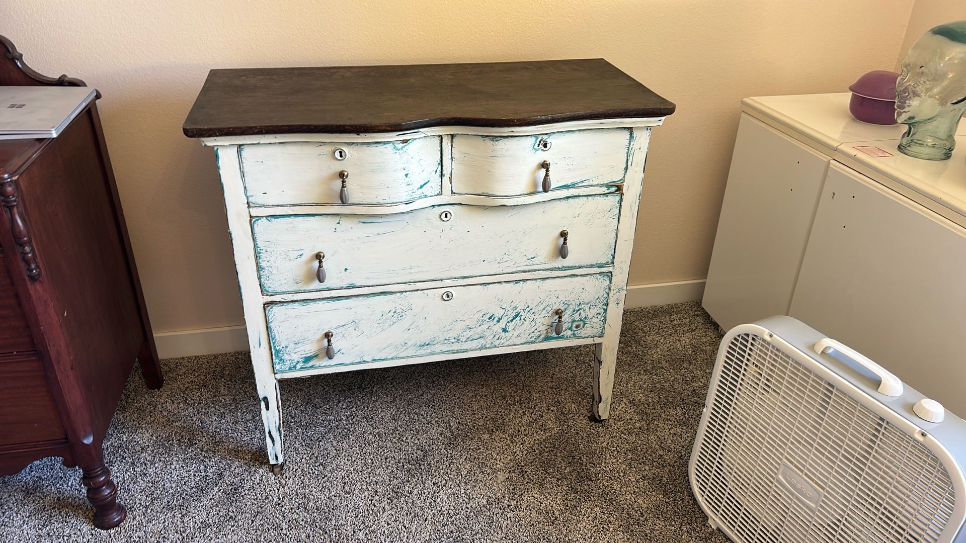 Antique Dresser Refinish Vintage