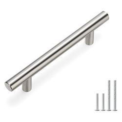 15 Pcs Brushed Nickel 3.5" Center Hole / 6" Length Cabinet knobs handles and Pulls #131A738013