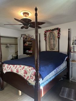 Queen Bed Frame 4 Post