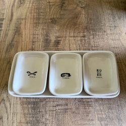 Rae Dunn Ceramic Serving Dish