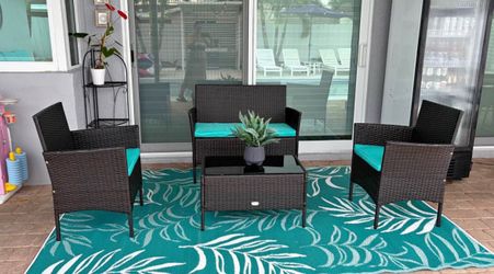 New 4pc patio set in box buy now pay later $39 down no credit needed