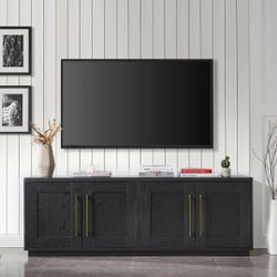 Modern TV Stand – Fits Up to 75” TVs – Clean Look