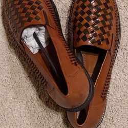 Shoes, Woven Leather