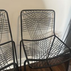 CB2 Barstools Set Of 3 