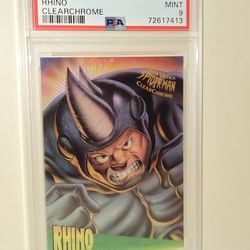 1995 ULTRA SPIDER-MAN RHINO
CLEARCHROME