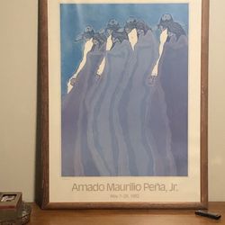 Vintage  Framed Poster 