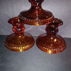 Vintage Tiara Candleholders