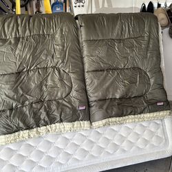 2 Coleman sleeping bags