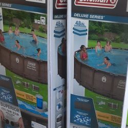 18ft ×48 Inches New Round Swimming pool