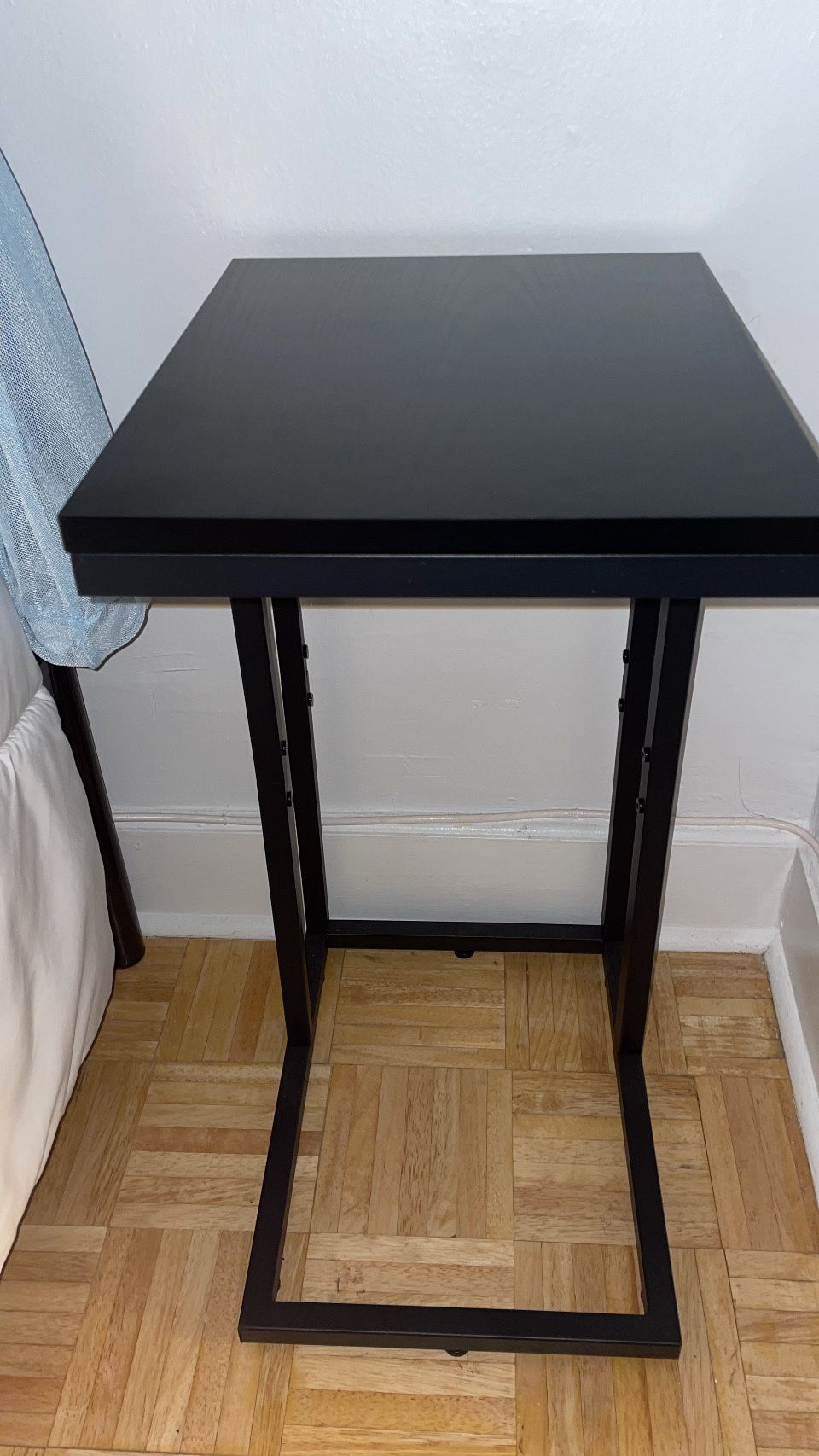 BLACK WOOD SIDE TABLE FOR SALE