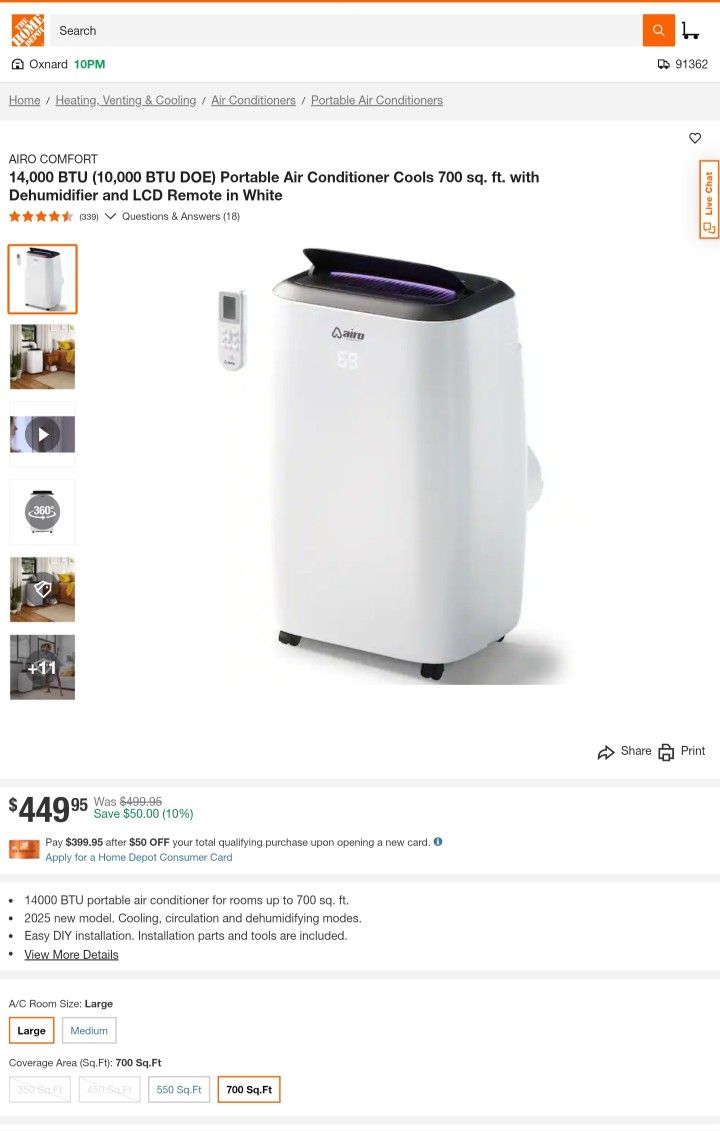 Brand New Airo Portable Conditioner