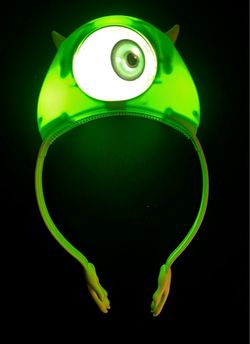 Disney Parks Pixar Monsters Inc Light Up Mike Wazowski Plastic Headband just $7