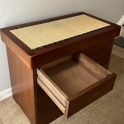 Solid Mahogany Wood Dresser with Tatami Top
