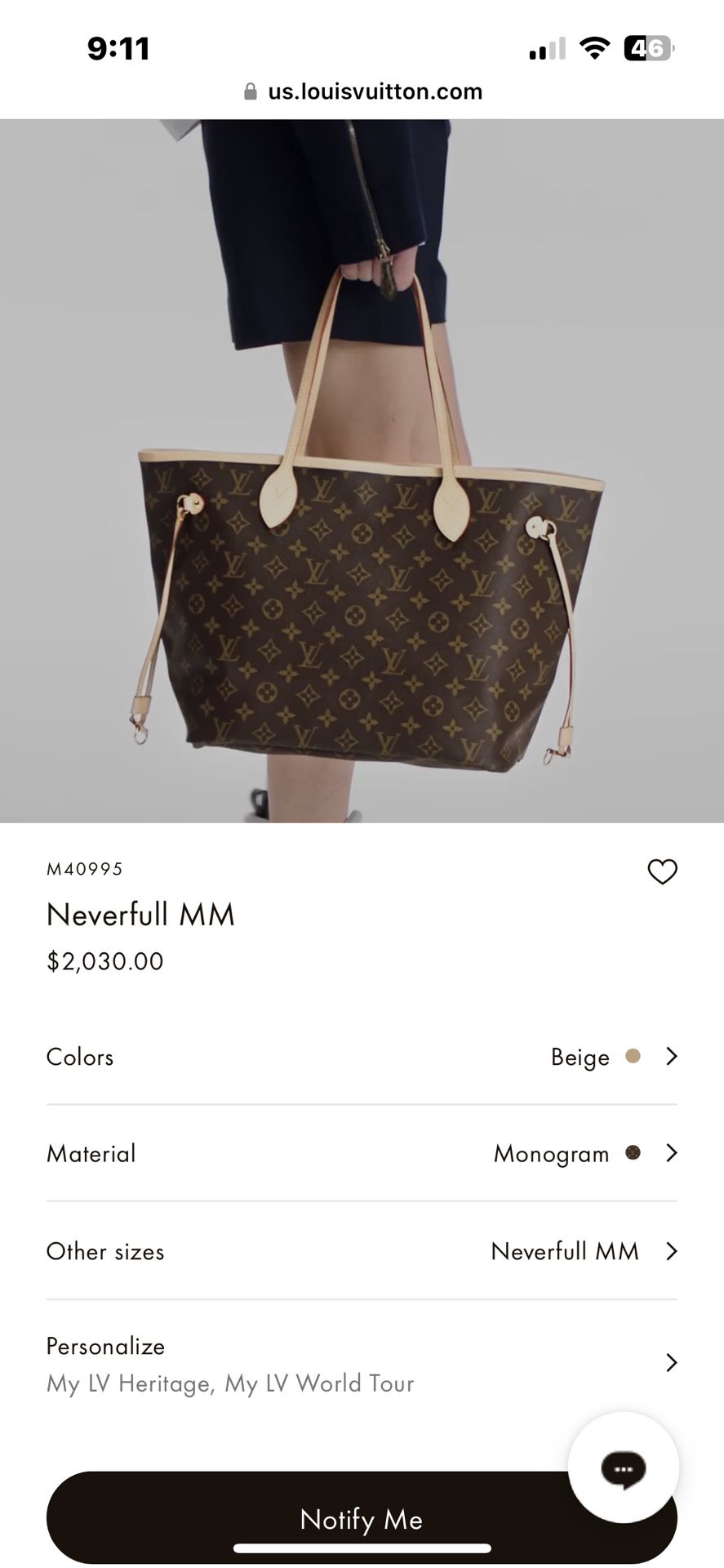Authentic Never Full Louis Vuitton MM for Sale in Citrus Heights