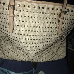 Large Michael Kors beaded purse
