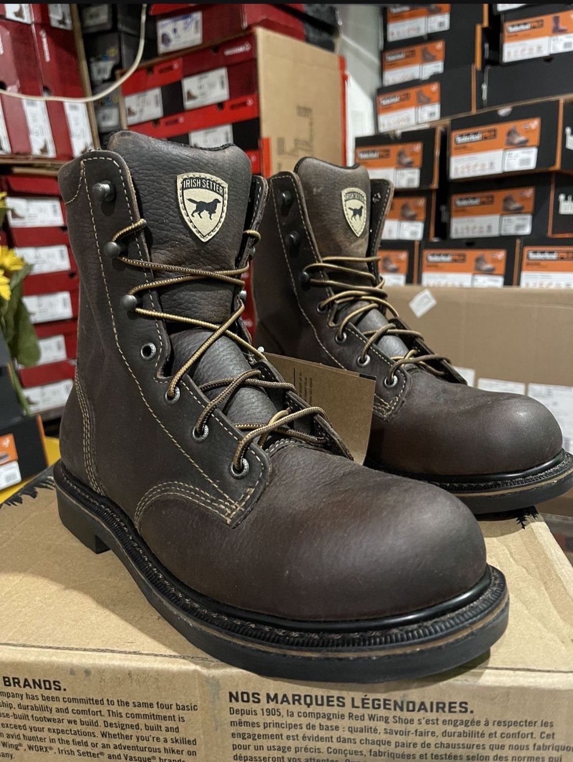 WORK BOOTS / RED WING/ IRISH SETTER / FARMINGTON //ELECTRICA HAZARD // Size Available 7M)(8M)(8.5M)(9.5M)(10M)(12M)❗️ESPECIAL PRICE ❗️
