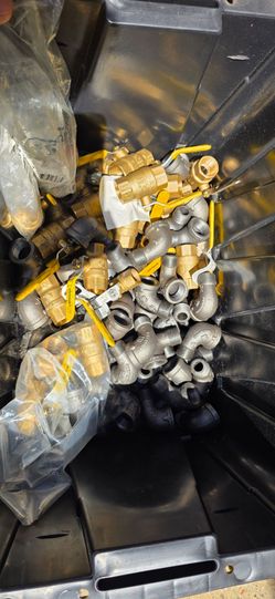 3/4 Right angle and shut off valves for gas equipment