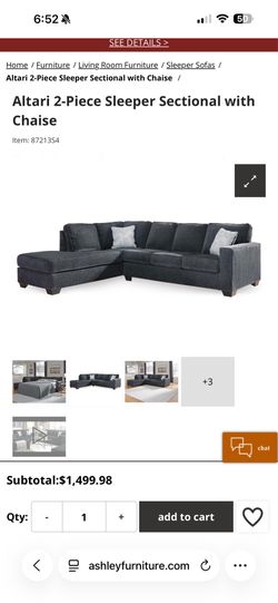 L-shape couch