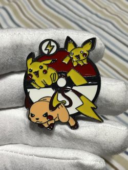 Pikachu Raichu Pichu Enamel Pin Brooch Anime Pokemon Evolution