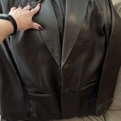 Men's Pelle Leather Blazer
