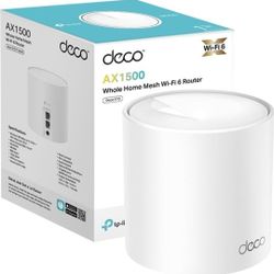 TP-Link Deco X10(1-Pack), AX1500 Mbps, Coverage up to 190 m², 