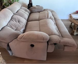 Dual Power reclining sofa