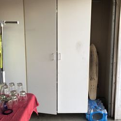 White Garage Cabinets