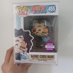 Sasuke Funko Pop In Case.