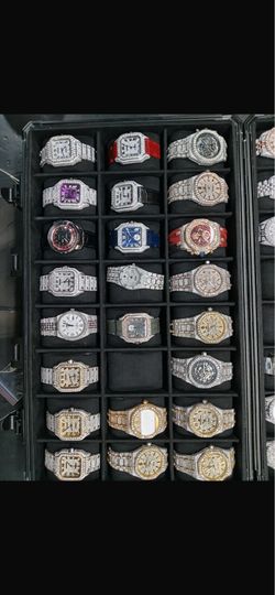 Iced out watches