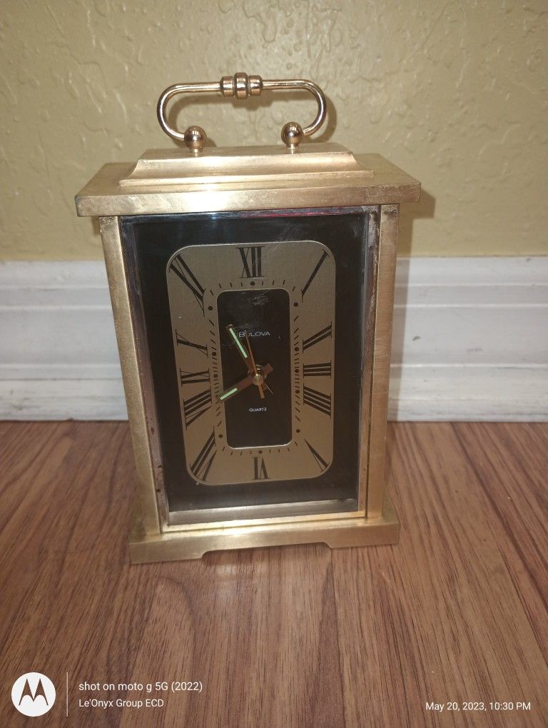 Vintage Bulova Carriage Clock
