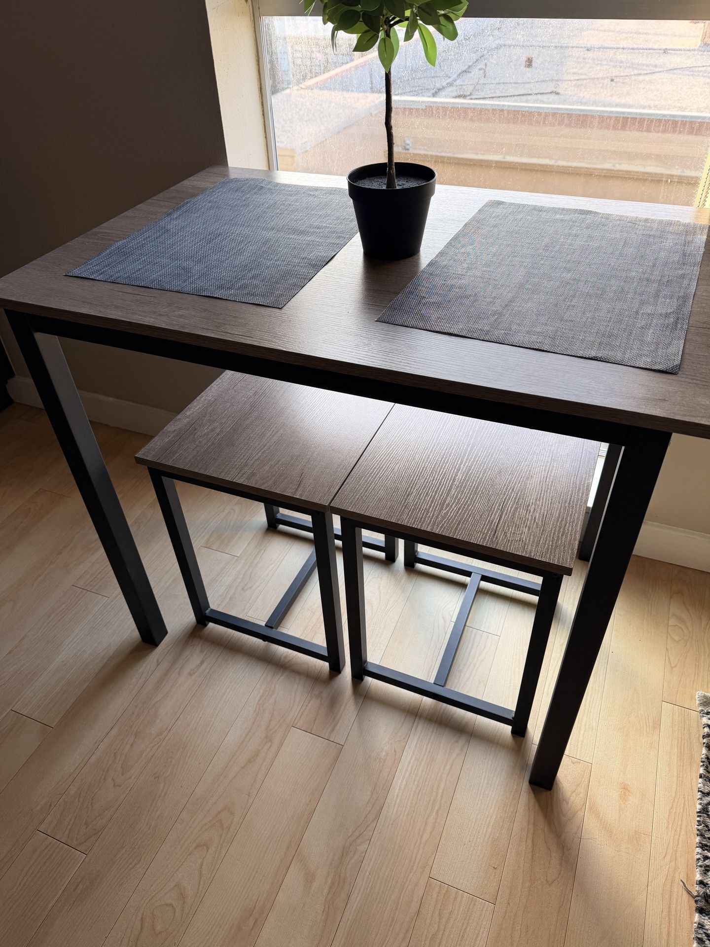 Dining Table And Two Chairs