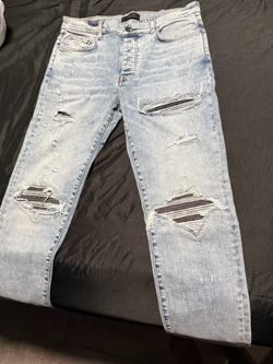 Amiri jeans MX1 iridescent
