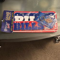 Buffalo Bills Game Pack License Plate Brass Keyring Bumper Sticker