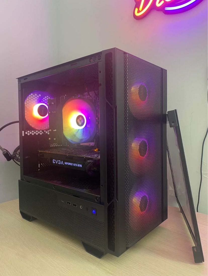 BEST OFFER! Newly Built GAMING PC: Ryzen 5; 6 cores 12 threads CPU/ 16GB DDR4 3200mhz/ EVGA 1070