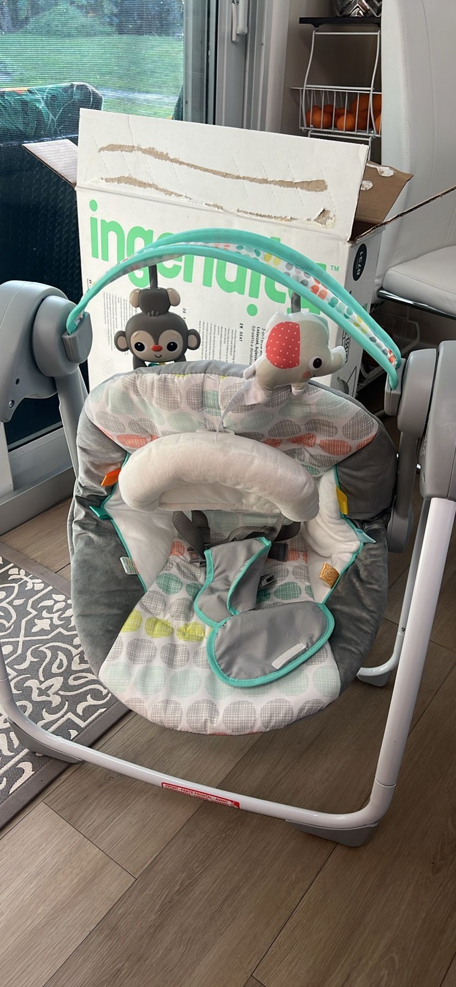 Bright Starts baby swing