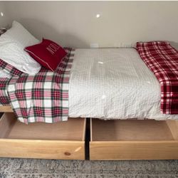 Twin Bed with Storage Underneath!! MATTRESS INCLUDED