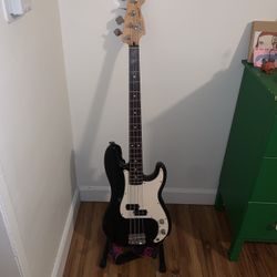 2005 Black Fender MIM P Bass