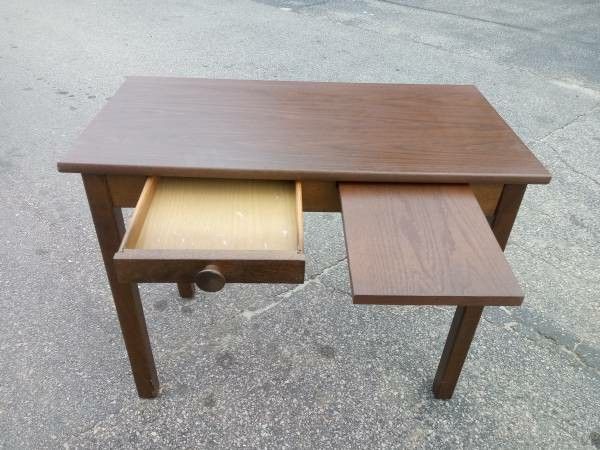 Small Desk / Table with Drawer + Shelf - Solid and Sturdy!